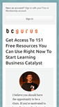 Mobile Screenshot of bcgurus.com